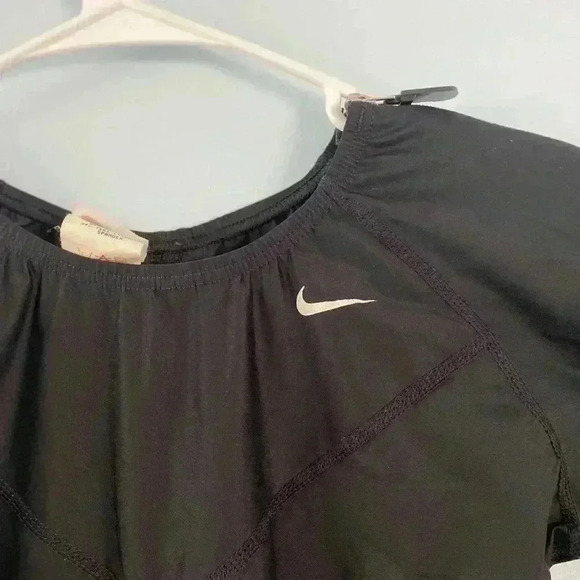 Nike Women’s Cycling Running Romper One Piece Black Size 10 - Picture 4 of 10